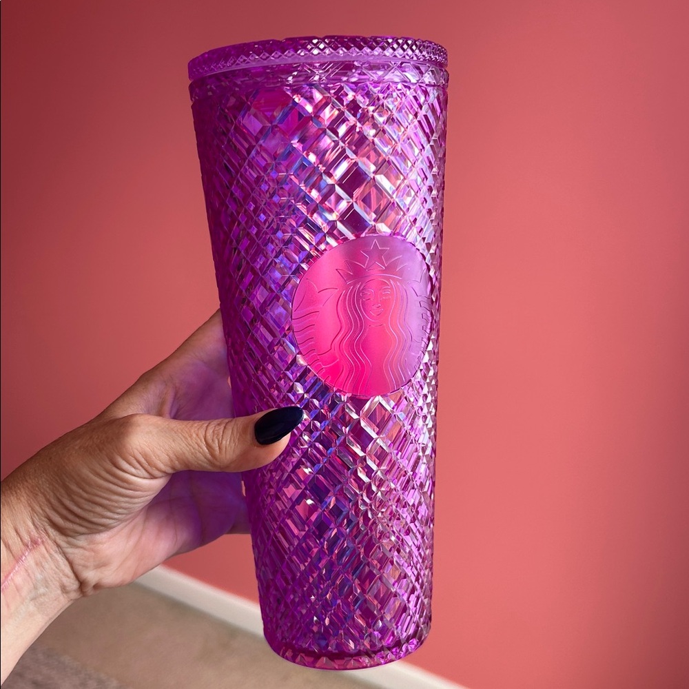 Starbucks Holiday 2022 Jeweled Iridescent Purple Collectible Tumbler Venti